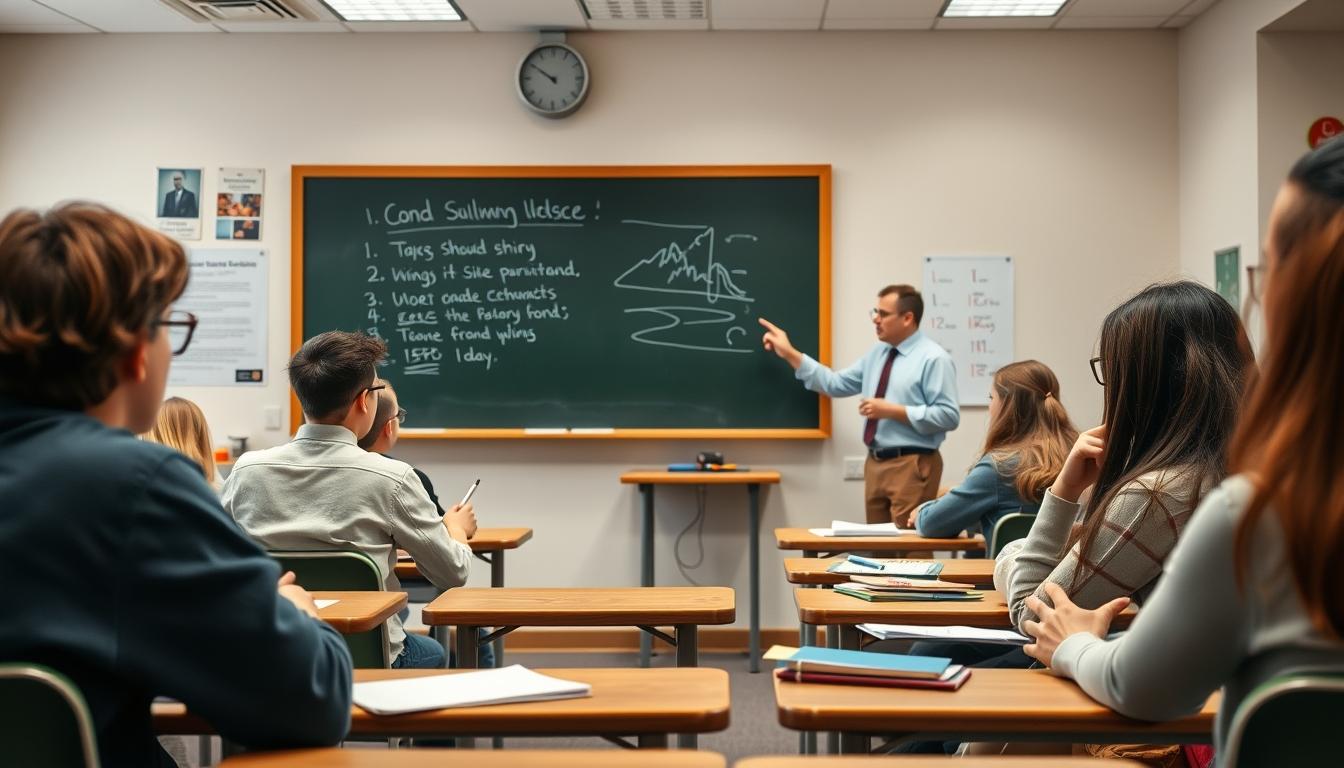 Student developing practical and academic skills