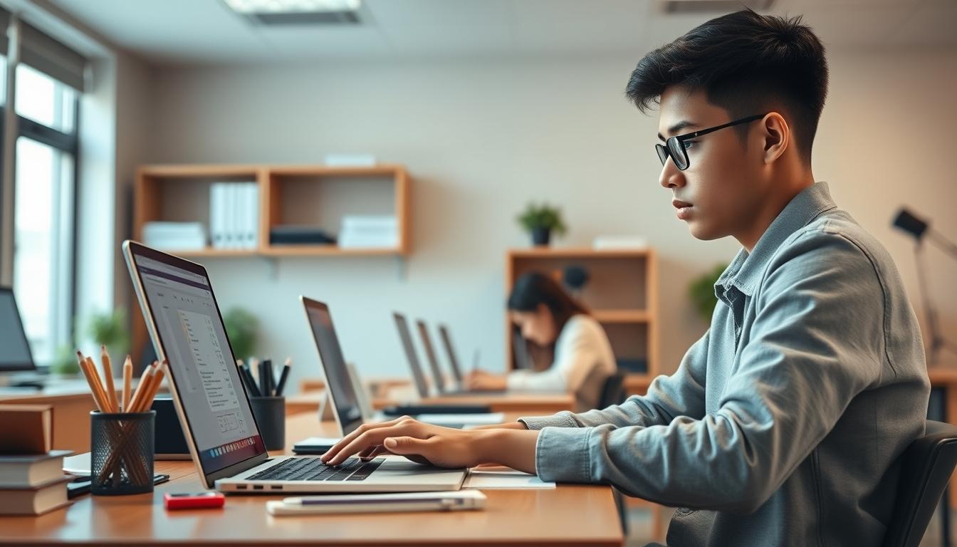 University campus and academic environment in Cambridge